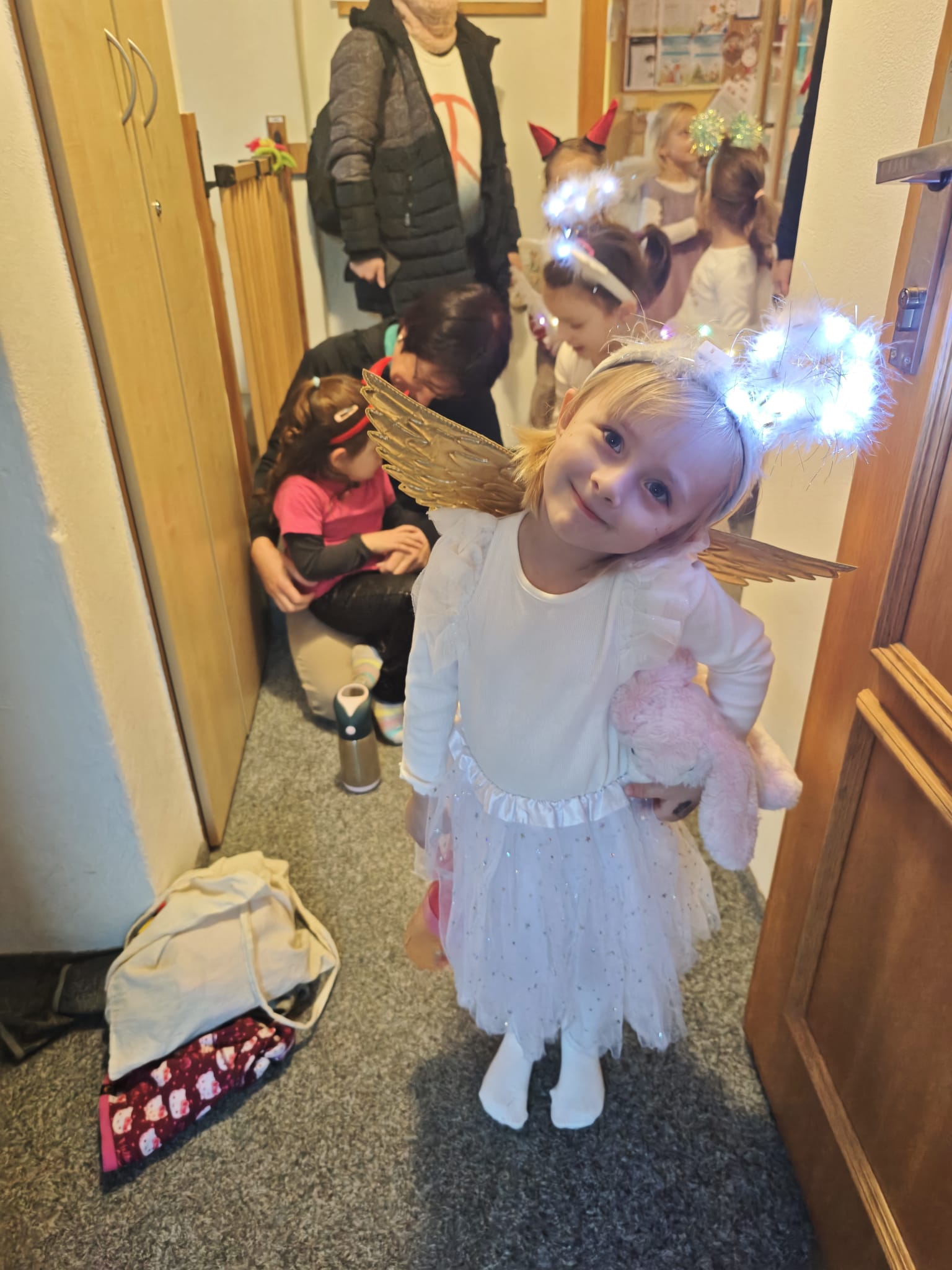 Eliška jako vánoční anděl