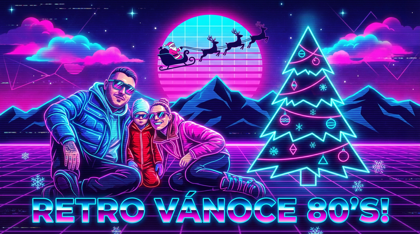 Retro 80s Vánoce